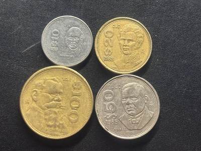 邮泉阁限时拍卖第四十三场（硬币在国外。请付邮费6元。） - 墨西哥4枚