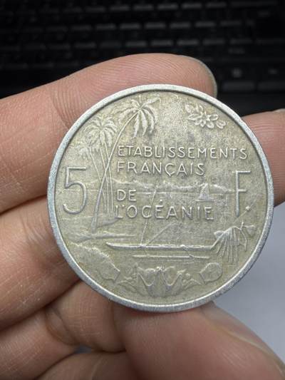 2026年集古藏今外币拍卖第三期-第6场—（总第316拍），可以寄存60天，满160元包邮。 - 1952年法属波利尼西亚5法郎