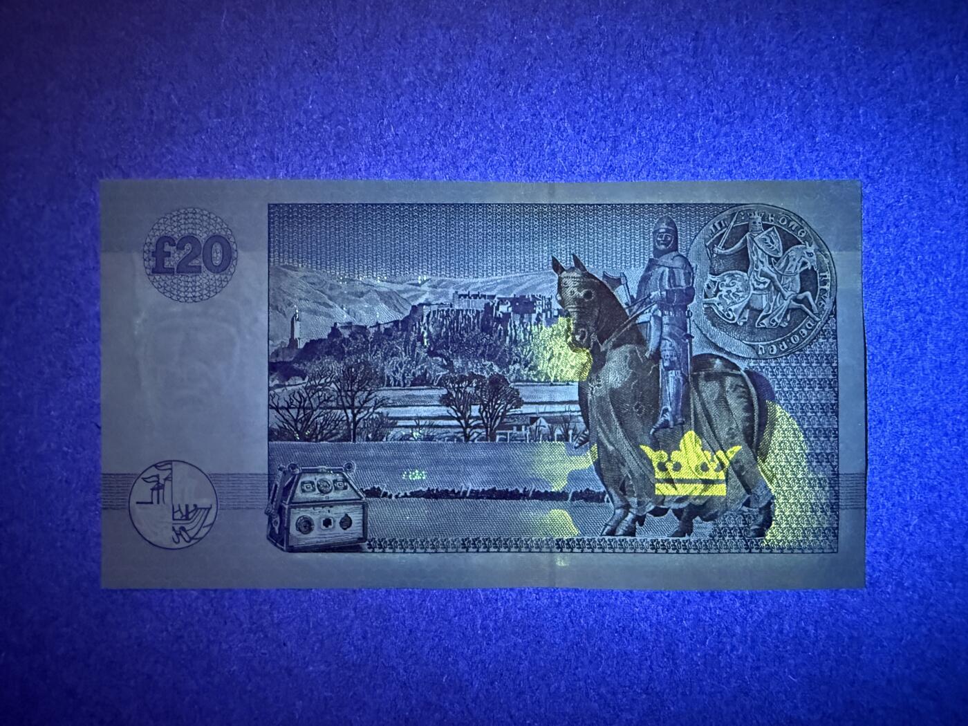 《艾美收藏》第237期-3.22周日外币强钞白金场 苏格兰20镑 UNC 克莱斯戴尔银行 2006年 苏格兰国王布鲁斯 无4