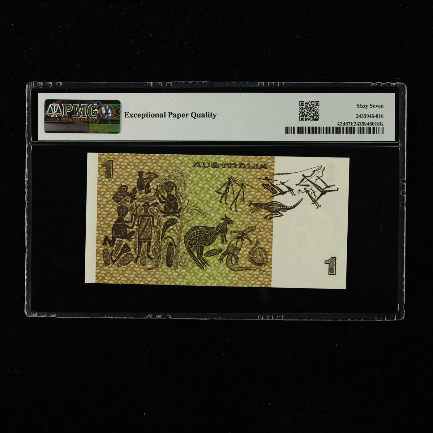 【亘邦集藏】第223期拍卖 1983年 澳大利亚1澳元 PMG 67EPQ DPN906116