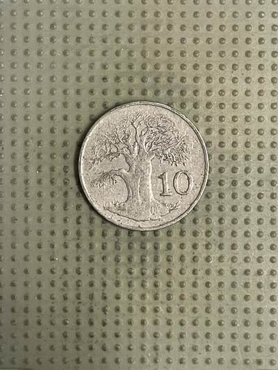 2026年第36场各国散币拍卖（总第186场） - 津巴布韦1987年10分