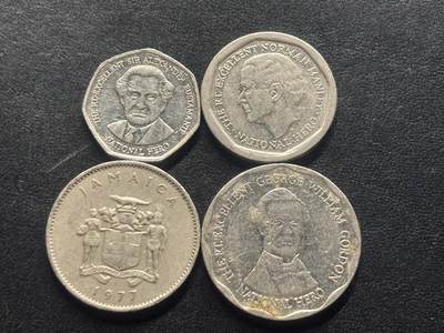 邮泉阁限时拍卖第四十三场（硬币在国外。请付邮费6元。） - 牙买加4枚