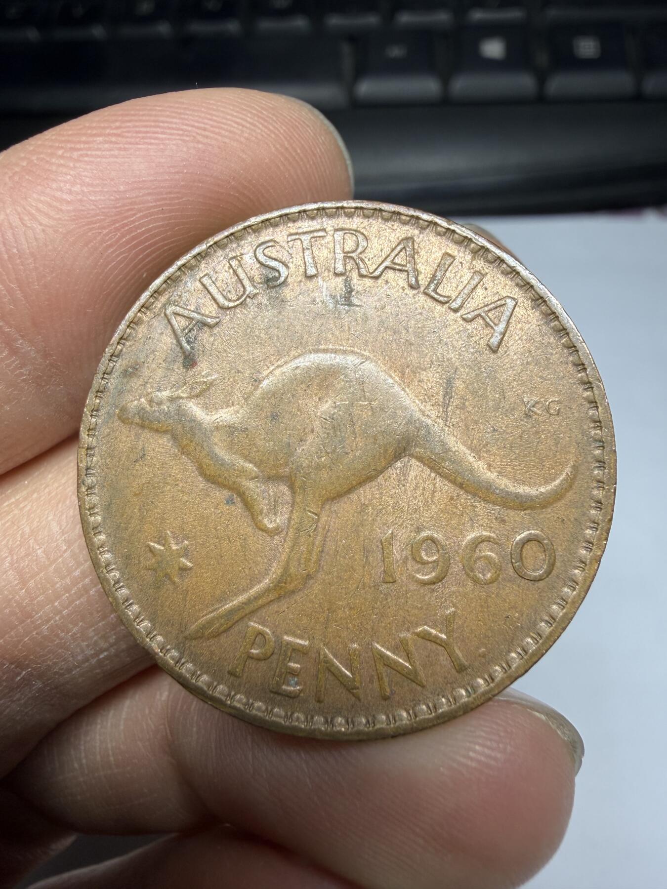 2026年集古藏今外币拍卖第三期-第6场—（总第316拍），可以寄存60天，满160元包邮。 1960年澳大利亚1便士