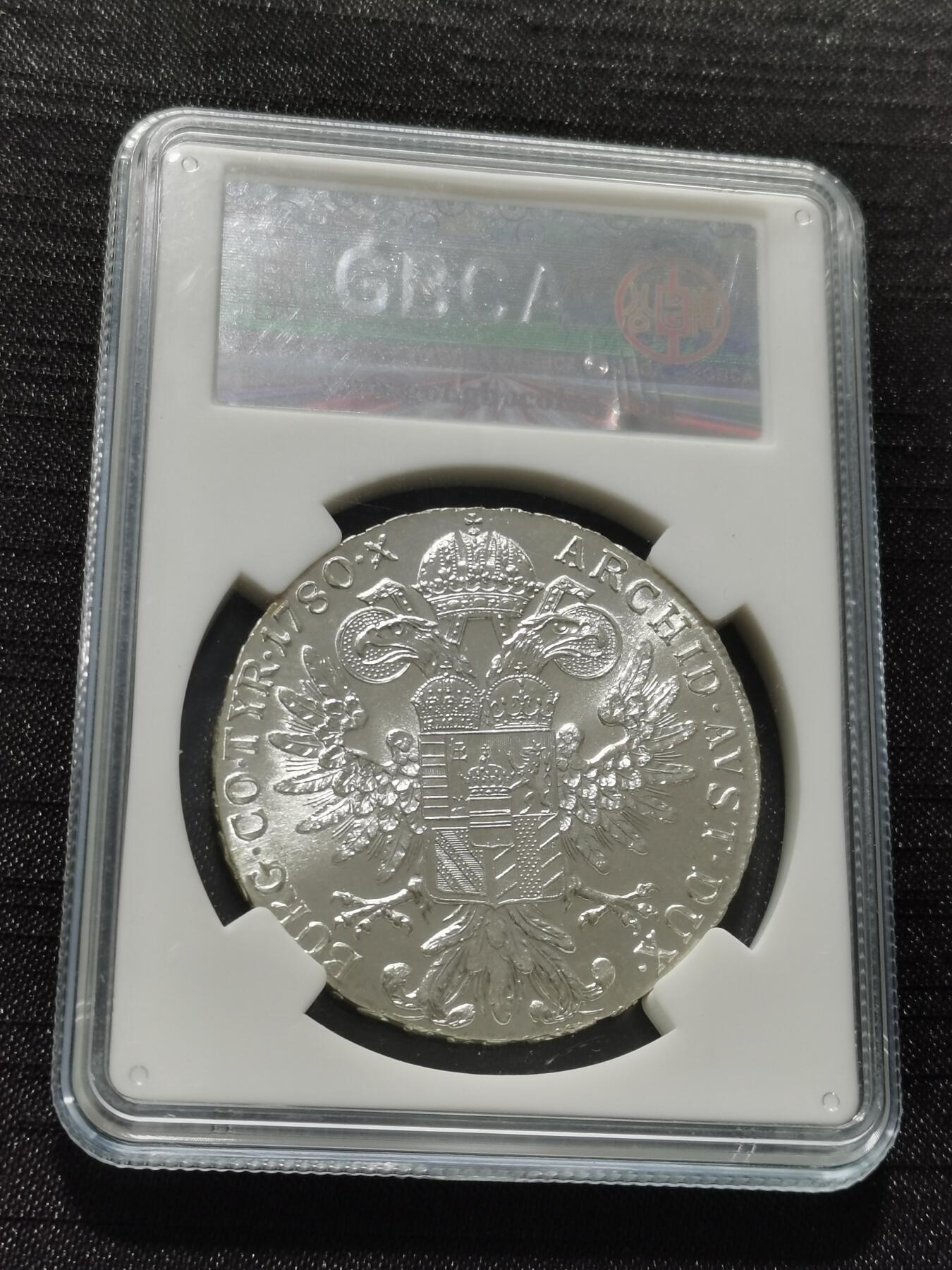 天下钱庄专场欢迎参拍 奥匈帝国大奶妈银币，官方后铸