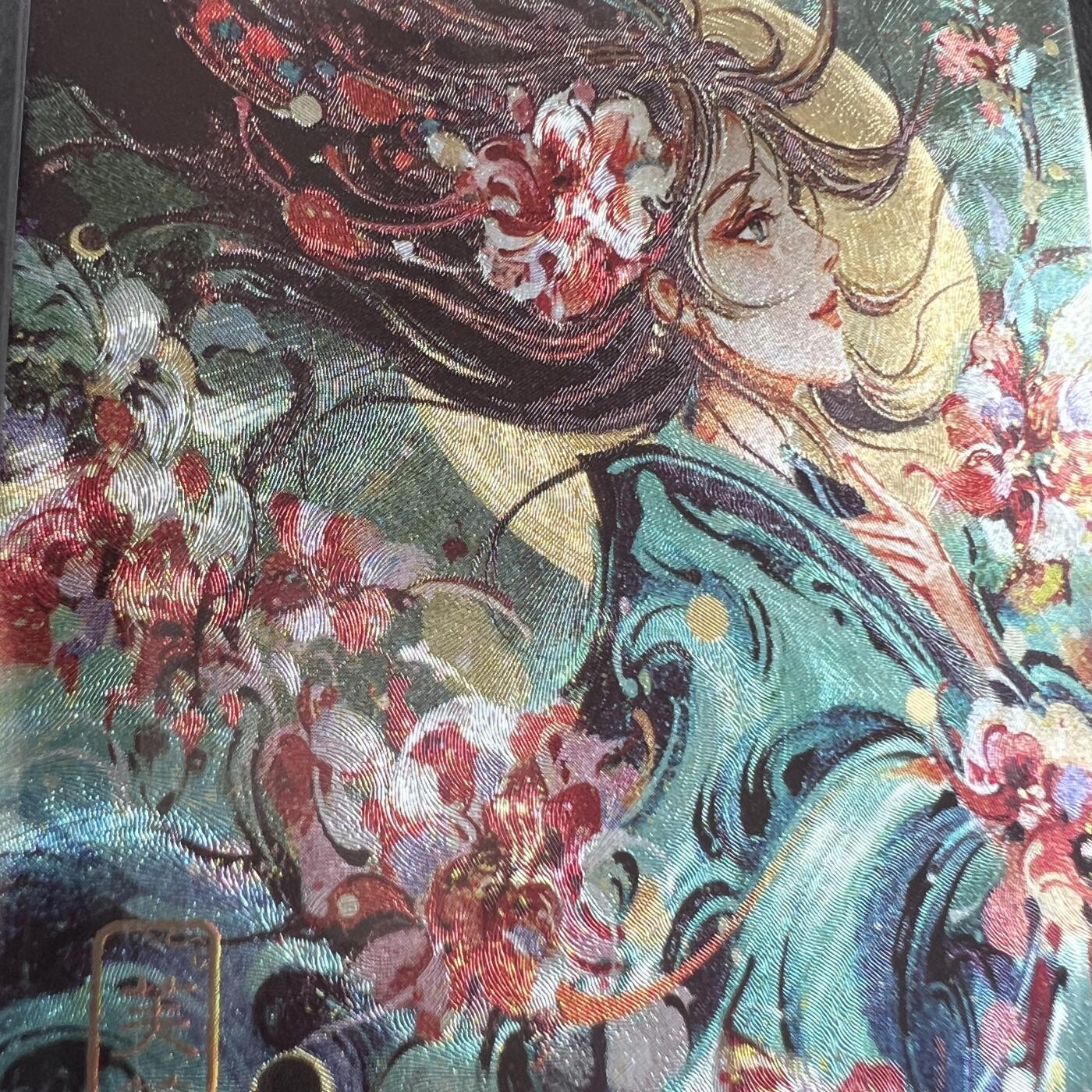 锦色铺子的潮玩第八期 🌸🌸🌸🌸 🌸🌸   可可瑞听 北京IPS卡展限定卡 十二花神 桃花神   芙蓉花神 画师：雪璃XL 粗闪各一