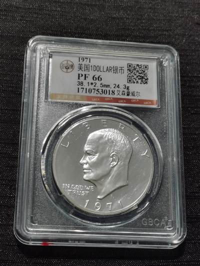 天下钱庄专场欢迎参拍 - 精制美国艾森豪威尔一美元银币