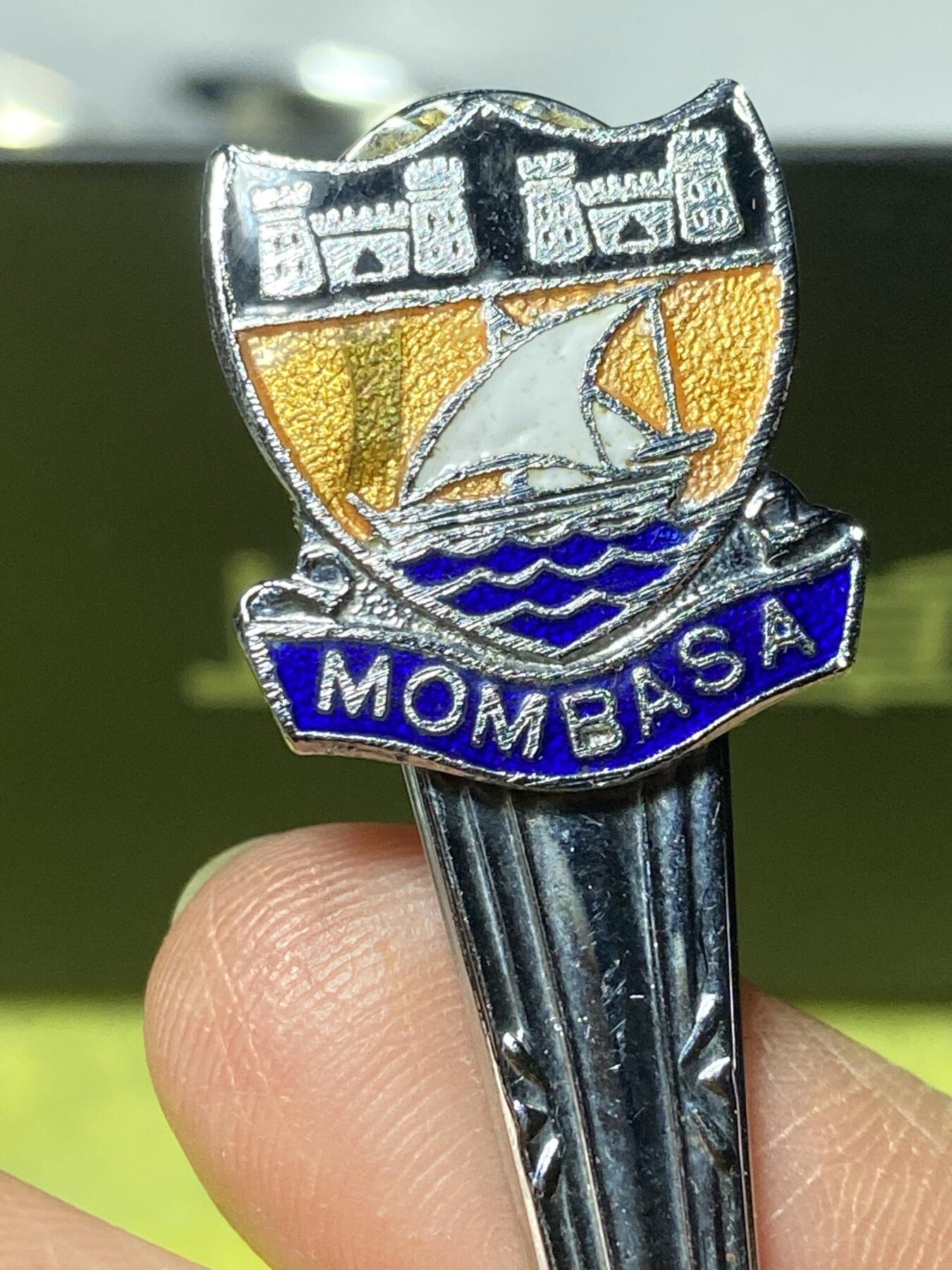 2026年第三十七场(总第二百零六场）德紧纸币特拍场(佣金3%，最低1元) 英属蒙巴萨（MOMBASA）主题珐琅纪念勺