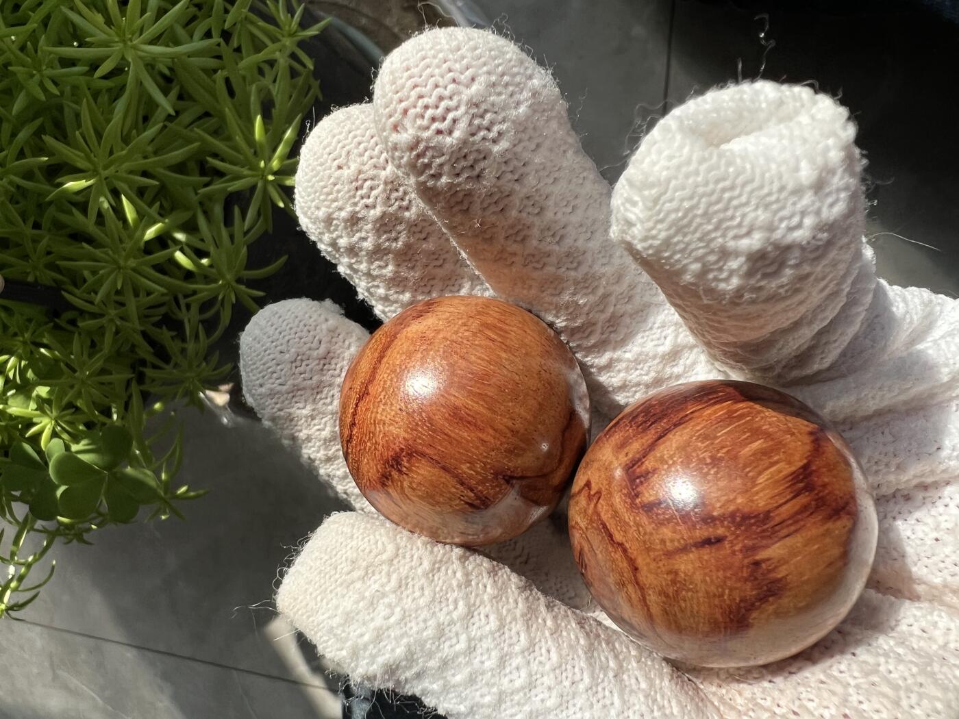 零元拍：海南黄花梨手球：35MM