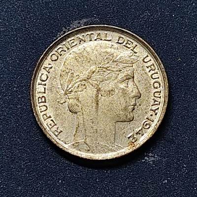 【全场包邮】纯粹捡漏拍514场 - 乌拉圭1942年20分银币【18.5毫米3克72%】
