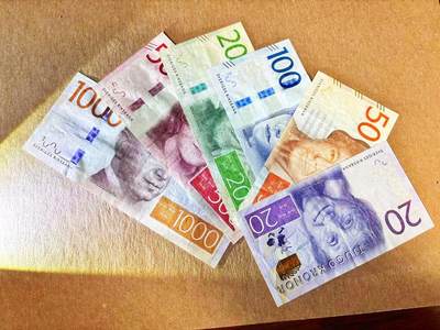 【Blue Auction】世界纸币精拍第797期——18级TOP拍卖/信誉/品质/专业/高效💫 - 【一组6张】瑞典 20-1000克朗 流通品相 