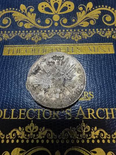 长老汇马年精选第十二场拍卖 -   共2张 1889Cn AM墨西哥8R鹰洋，库利亚坎造币厂，有戳