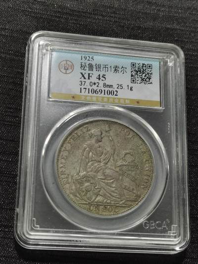 天下钱庄专场欢迎参拍 - 秘鲁1索尔银币