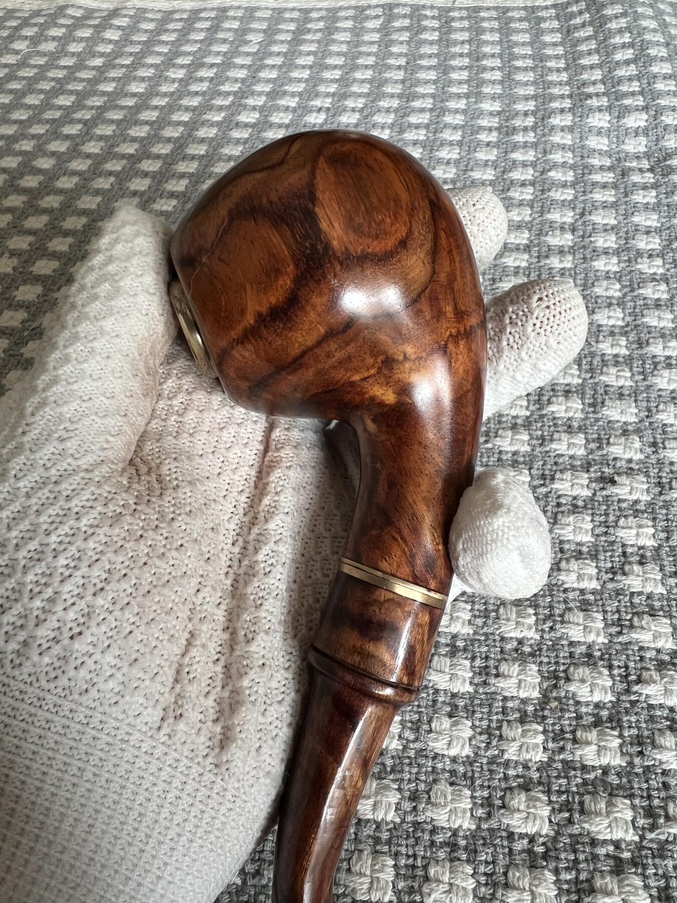 零元拍：海南黄花梨烟斗