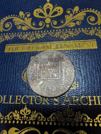 长老汇马年精选第十九场拍卖 1799Mo FM西属墨西哥卡四8R双柱，墨西哥城造币厂，有戳