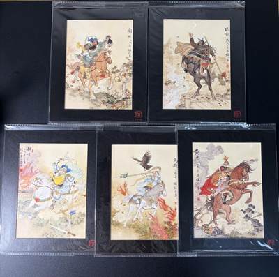 NO.27 好又多金牌大场，每周一站式配齐，方便凑单！（周6晚9点截拍，卖家送拍0抽成！） - 【装饰画】昆仑万象 项维仁 三国五虎 装饰画5幅