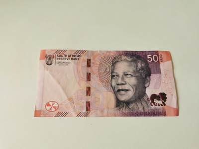 零零发流通品外国纸币拍卖 无佣金 - 南非50兰特