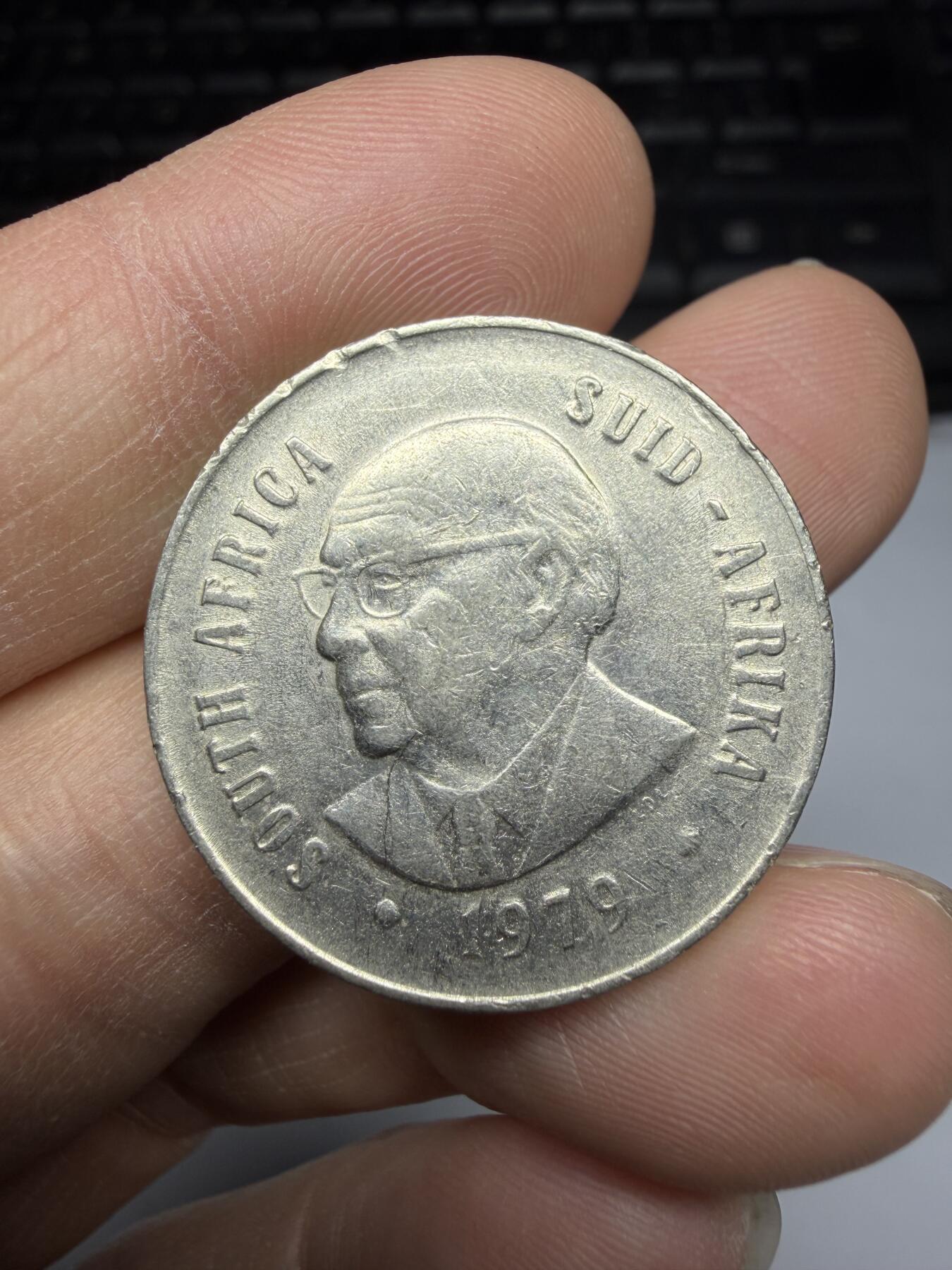 2026年集古藏今外币拍卖第三期-第6场—（总第316拍），可以寄存60天，满160元包邮。 1979年南非50分