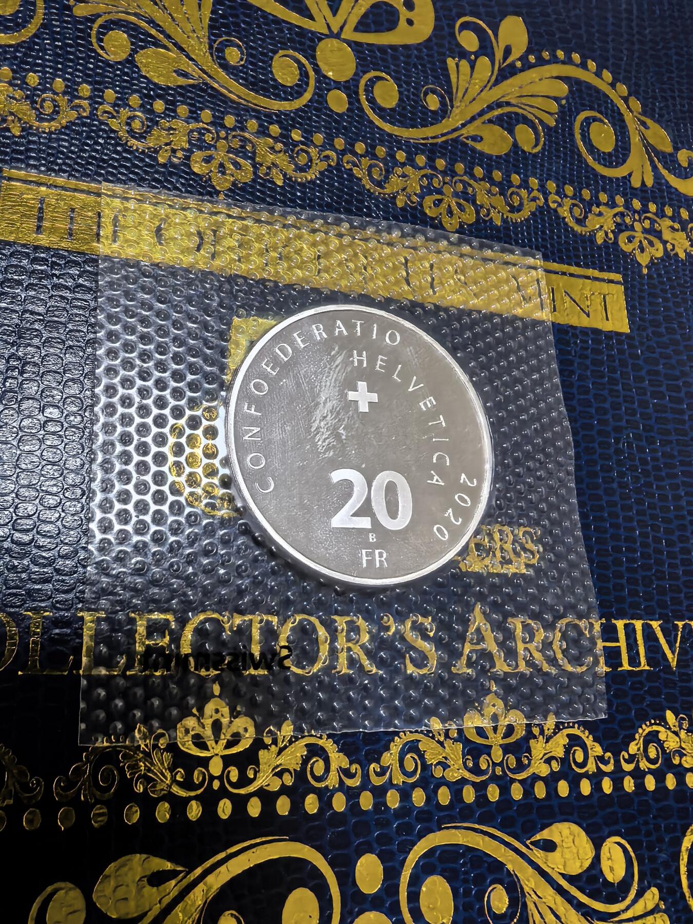 长老汇马年精选第十二场拍卖 2020瑞士网球天王费德勒20法郎银币，超受欢迎品种