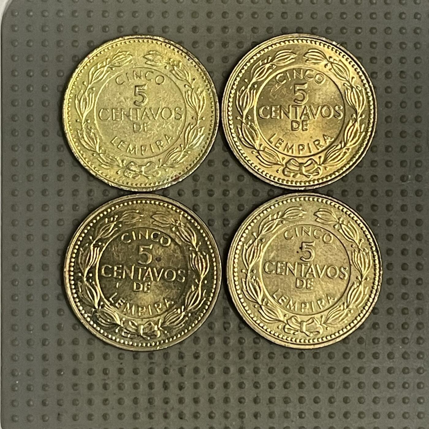 2026年第36场各国散币拍卖（总第186场） 洪都拉斯5分4枚