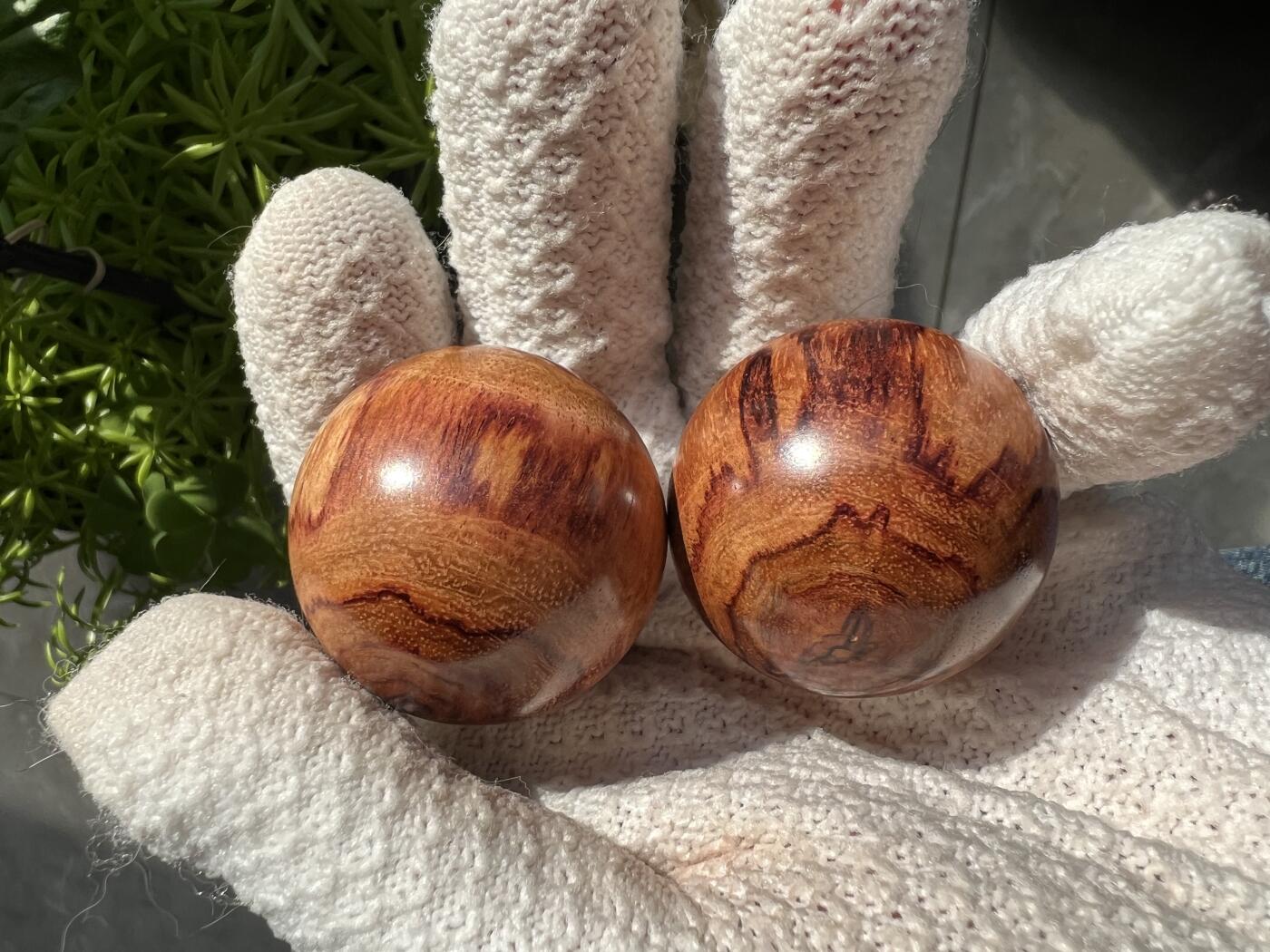 零元拍：海南黄花梨手球：35MM