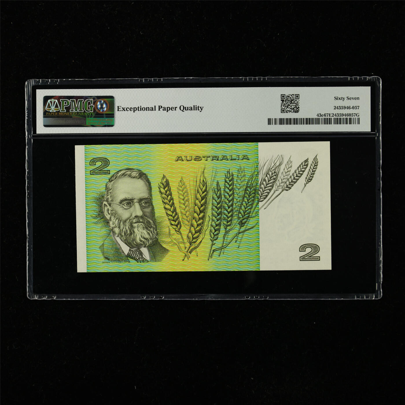 【亘邦集藏】第223期拍卖 1985年 澳大利亚2澳元 PMG 67EPQ LGN595182