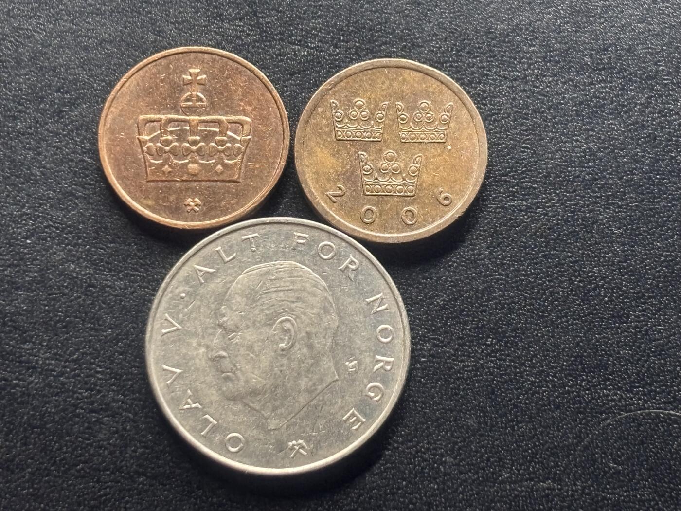 邮泉阁限时拍卖第四十三场（硬币在国外。请付邮费6元。） 挪威3枚