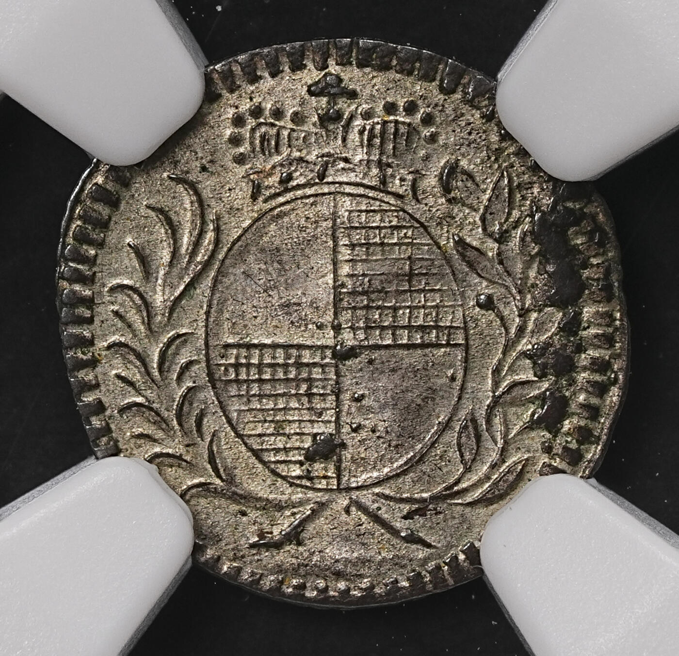 修遠堂世界钱币第108期 NGC MS62 1780年勃兰登堡 - 拜罗伊特1 芬尼 银币