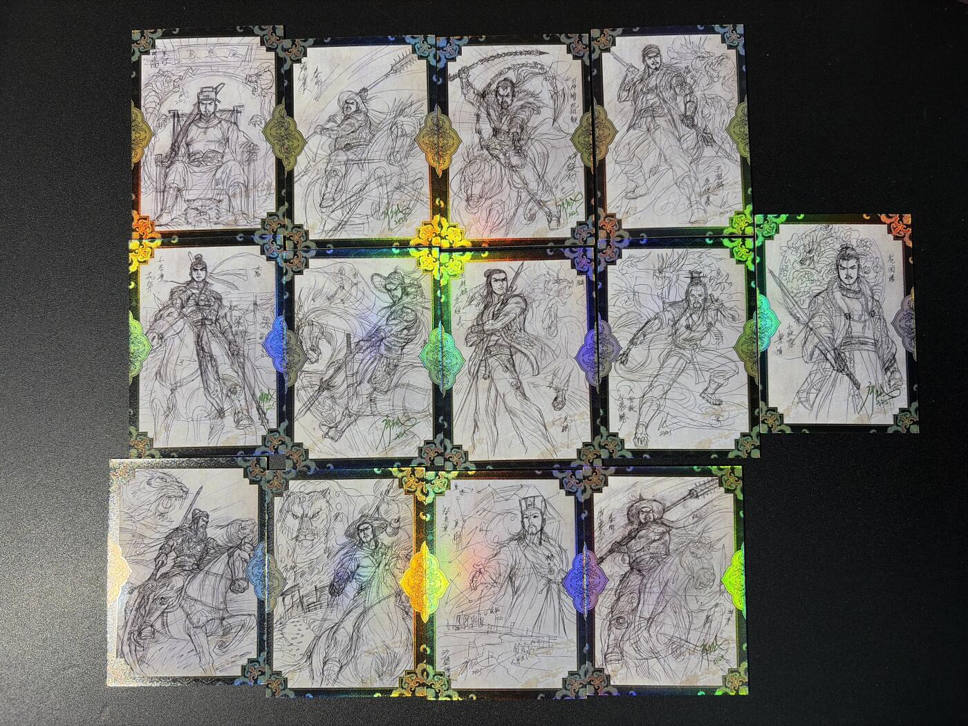 NO.27 好又多金牌大场，每周一站式配齐，方便凑单！（周6晚9点截拍，卖家送拍0抽成！） 香山文创 墨韵水浒 线稿13张