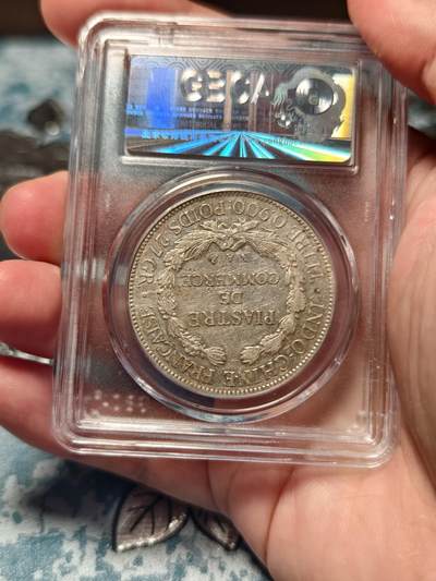 抚柳草堂-第二十六期章牌钱币  奖章勋章 满百包邮 放漏专场 1909坐洋 法属印支大银币 公博au58 状态好底板细腻光泽好