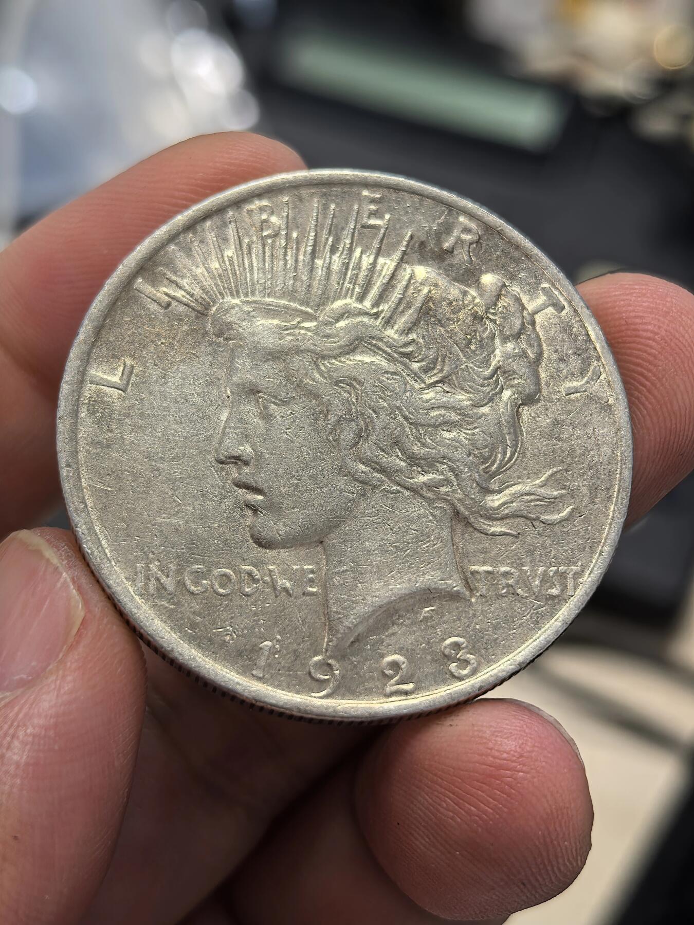 博洋堂世界钱币拍卖第165期（全场包邮） 美国1923年和平女神银币