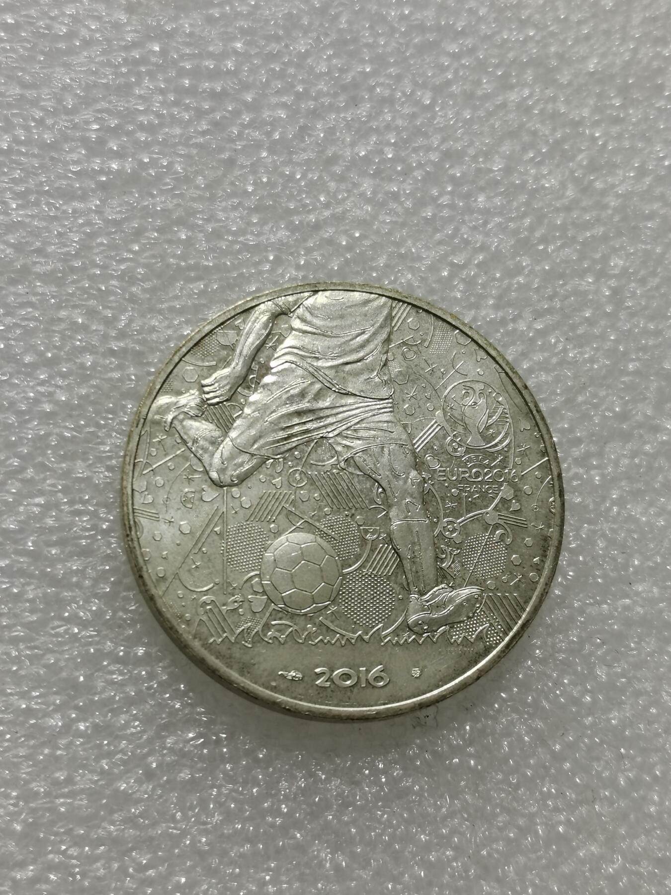 天下钱庄专场欢迎参拍 法国世界杯10欧元银币