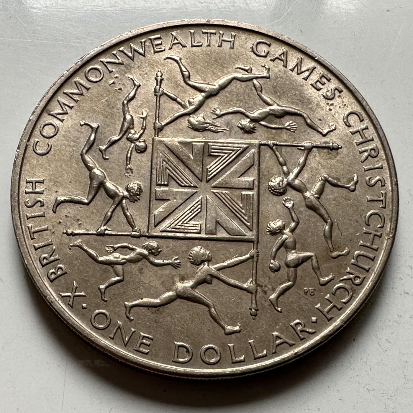 🌹外币初藏🌹🐯2026年第32场   每周二四六晚8️⃣点 接代拍 新西兰1974年英联邦运动会¥1克朗型纪念币