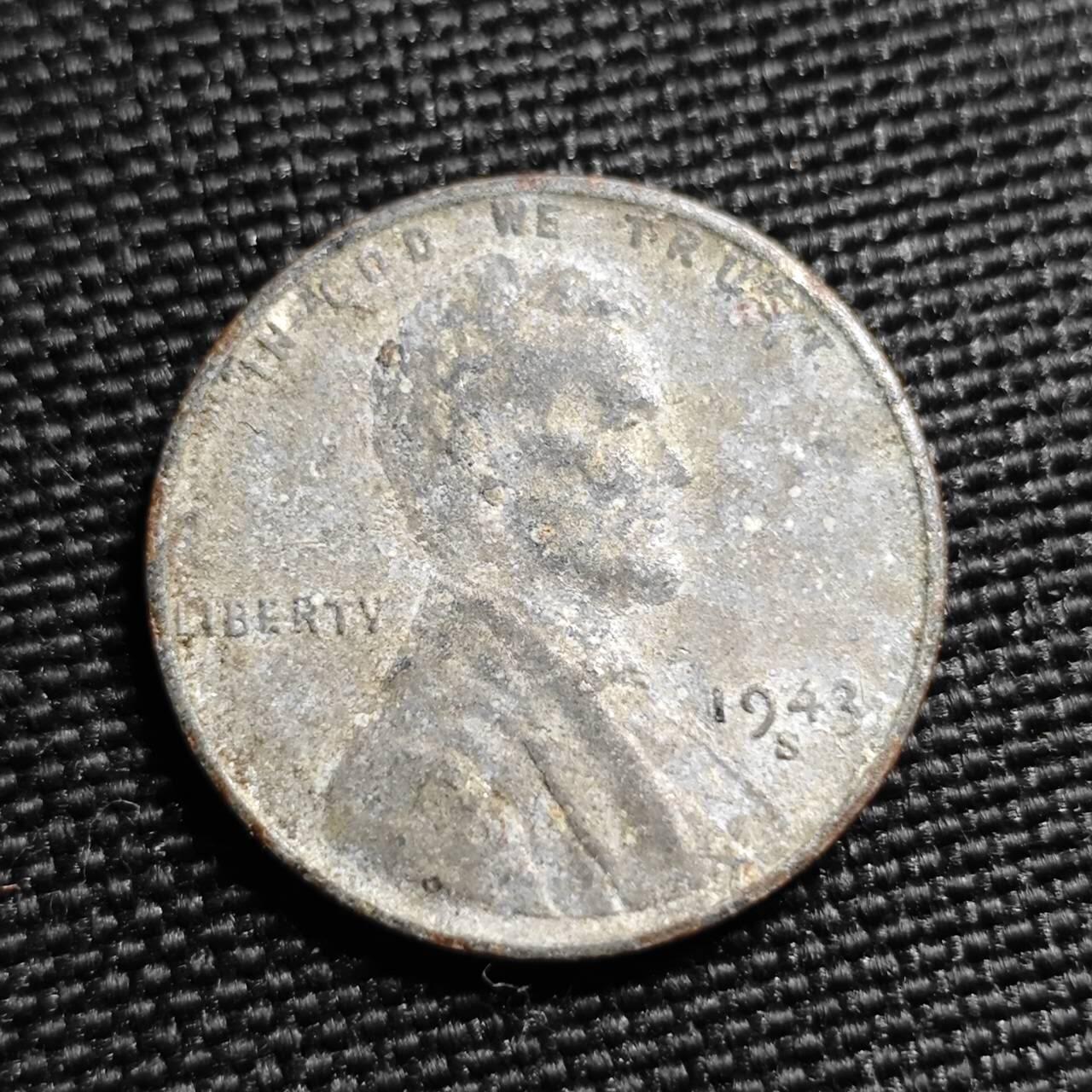 KK钱币收藏小铺   套币专场 2月预留时间 周末发货 1943美国1美分 铁币 二战时期铜料不足 历史见证 