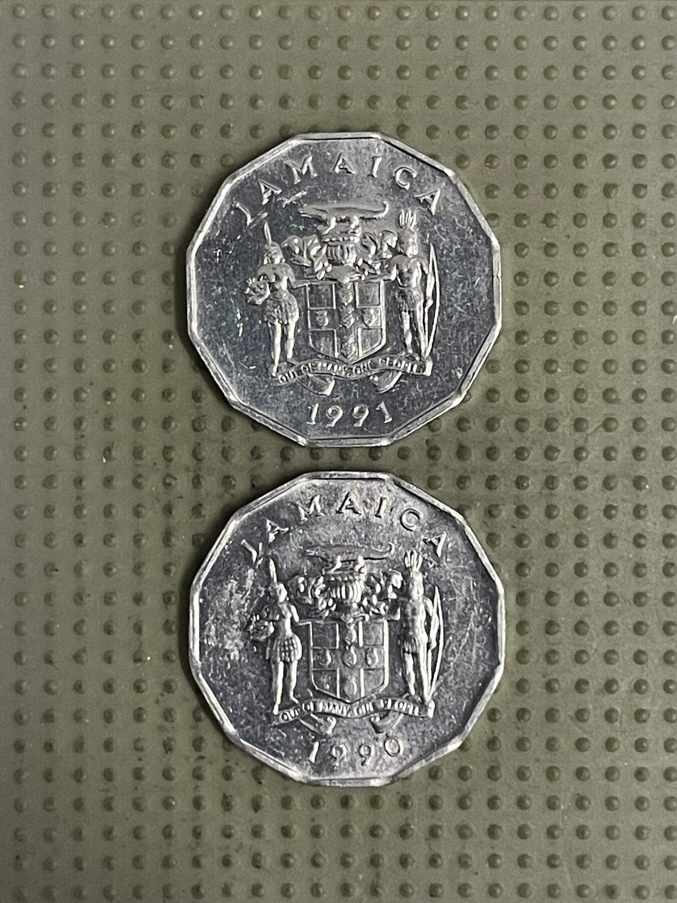 2026年第36场各国散币拍卖（总第186场） 牙买加1分2枚