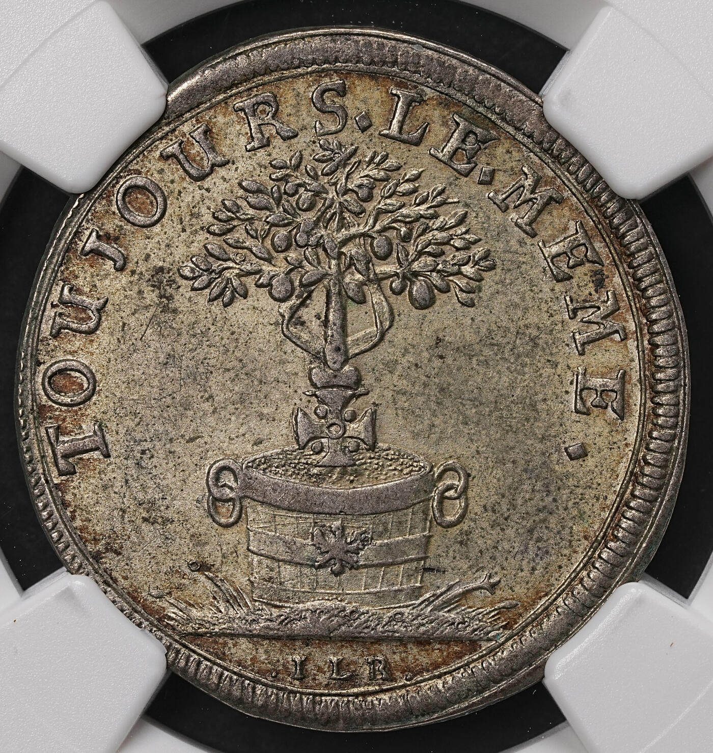 修遠堂世界钱币第108期 NGC AU58 1726年 勃兰登堡 - 拜罗伊特边区伯国-侯爵格奥尔格・威廉（Georg Wilhelm）逝世1/12 泰勒纪念银币