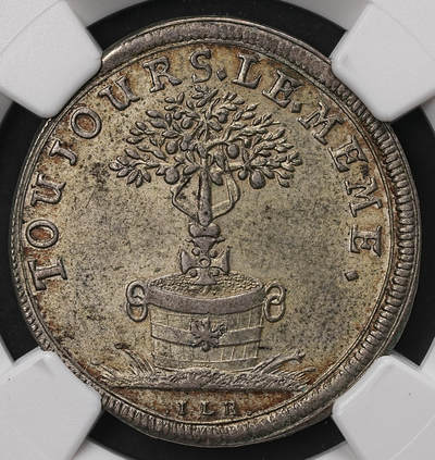 修遠堂世界钱币第108期 - NGC AU58 1726年 勃兰登堡 - 拜罗伊特边区伯国-侯爵格奥尔格・威廉（Georg Wilhelm）逝世1/12 泰勒纪念银币