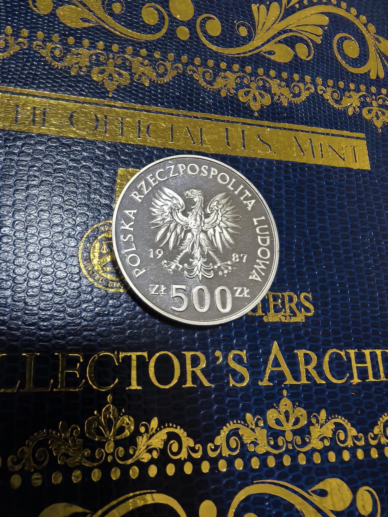 长老汇马年精选第十二场拍卖 1987波兰冬奥500兹罗提精制银币，16.5克750银，克书40美金