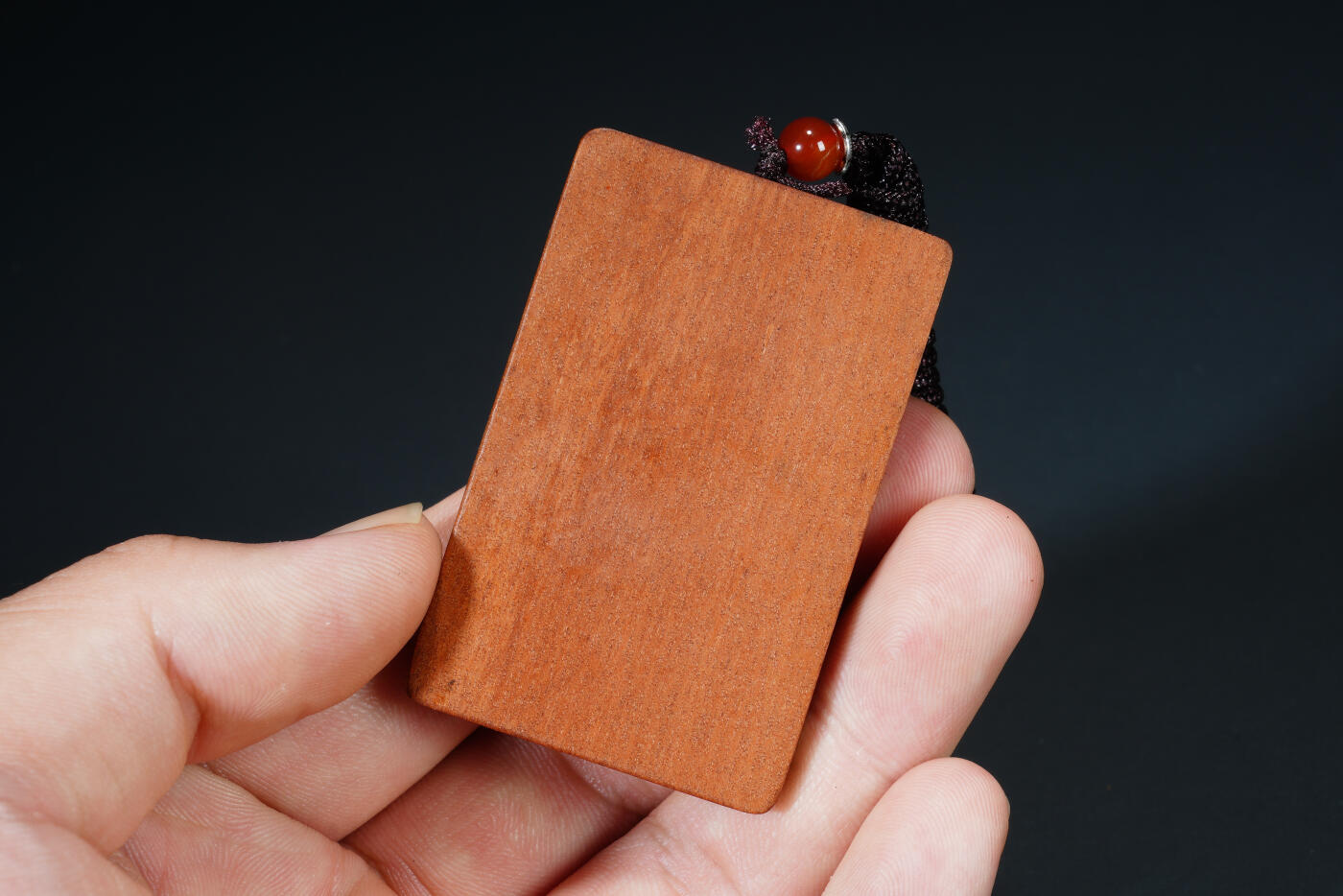 上海都达杂项专场七十八【全场包邮】 檀香木精雕《御龙关公》挂件69-319