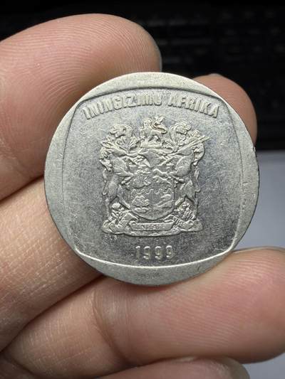 2026年集古藏今外币拍卖第三期-第6场—（总第316拍），可以寄存60天，满160元包邮。 - 1999年南非5兰特