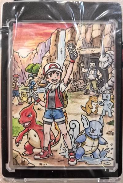 丫丫卡拍-流拍&复数专场✉邮费减半（3月24日21：00截拍） - 【手绘卡】宝可梦系列-原膜官砖