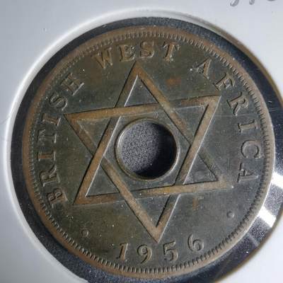 沼泽如烟--第1033场 - 西非1956年1便士