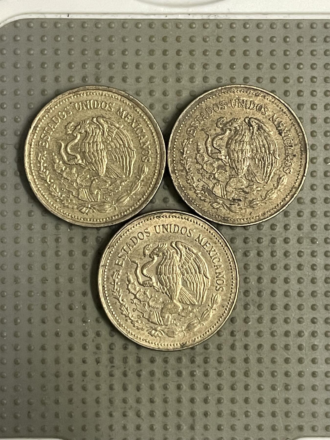 2026年第36场各国散币拍卖（总第186场） 墨西哥20比索3枚