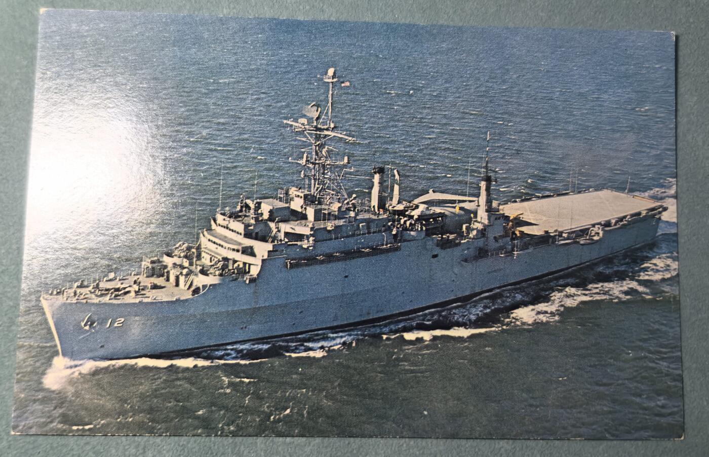 盛世勋华——号角文化勋章邮票专场拍卖第309期 美国冷战时期军舰专题明信片 施里夫港号（LPD-12）两栖船坞运输舰  