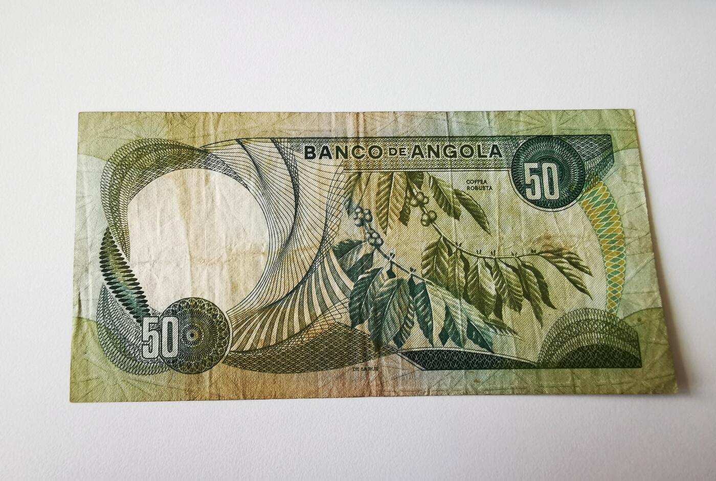 零零发流通品外国纸币拍卖 无佣金 安哥拉50