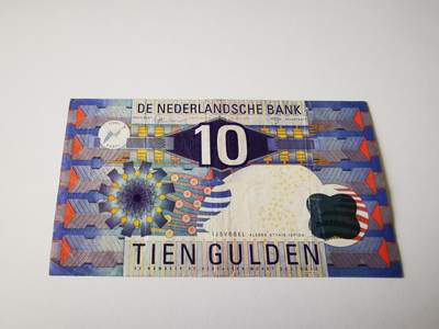 零零发流通品外国纸币拍卖 无佣金 - 荷兰10盾 品一般