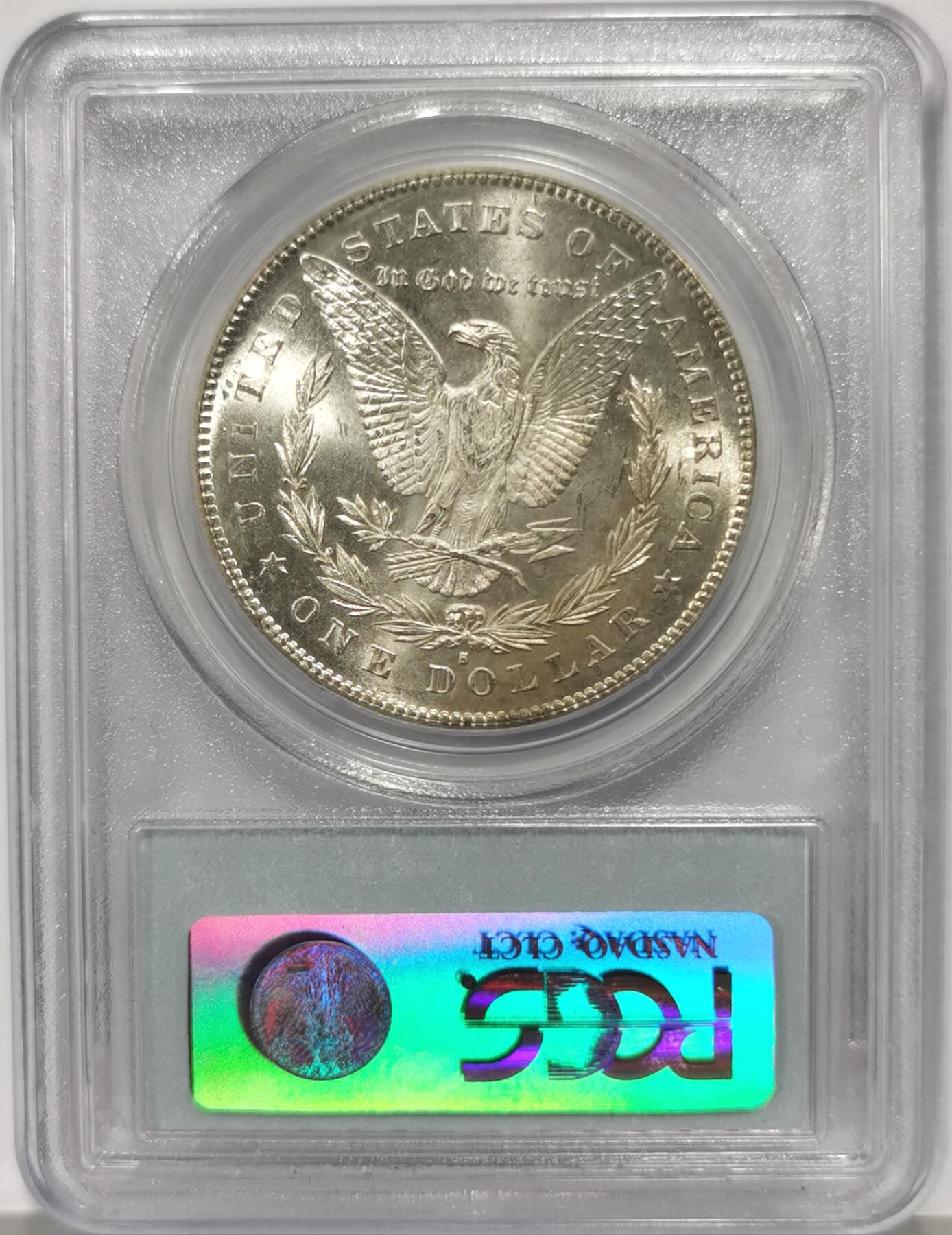 博洋堂“芳菲春韵”3月精品大拍专场暨第166期（全场包邮） PCGS MS64 美国1878 S 摩根 首年稀有摩根 车轮转光 鹰面覆盖老包浆