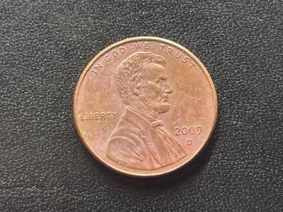 邮泉阁限时拍卖第四十三场（硬币在国外。请付邮费6元。） - 美国2009年1分纪念币D版