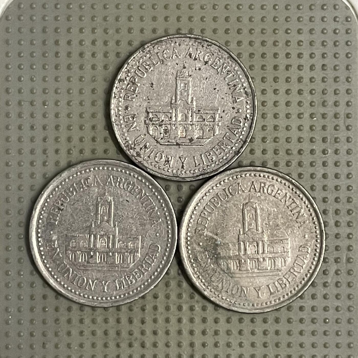 2026年第36场各国散币拍卖（总第186场） 阿根廷25分3枚