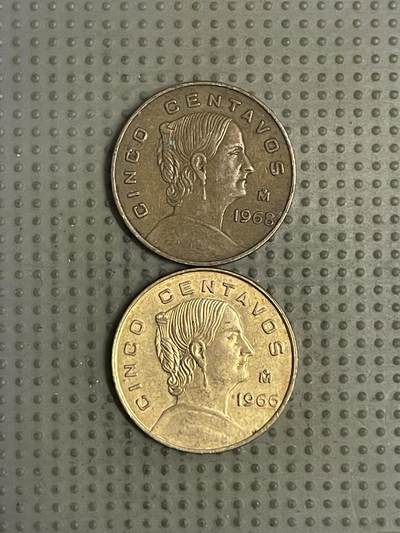 2026年第36场各国散币拍卖（总第186场） - 墨西哥5分2枚