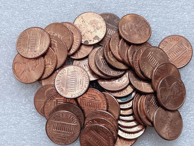 第一海外回流一元起拍收藏 散集专场  第304期 - 美国林肯堂1分硬币 50枚 带光品